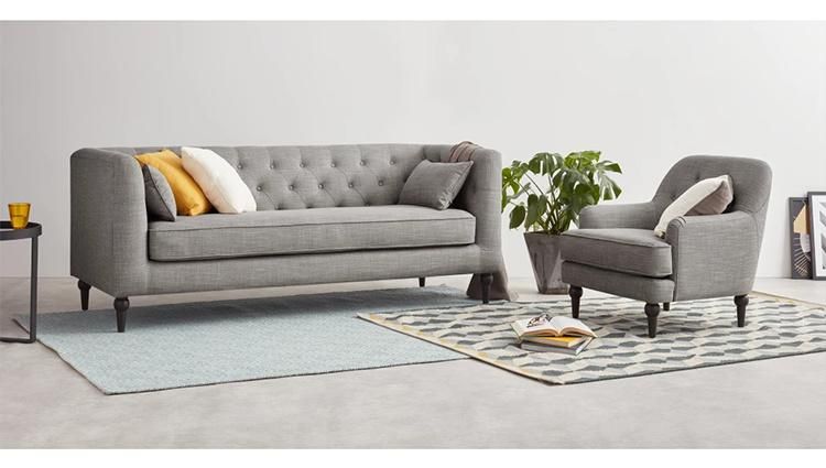 Chesterfield Design Blush Pink Velvet Leisure Living Room Furniture 3 Seater Sofa