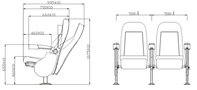 Luxury Reclining Economic Home Theater Movie Theater Cinema Auditorium Sofa