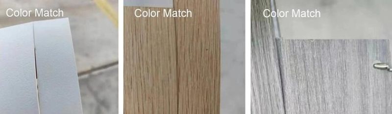 Latest Wide Solid Color Decorative Wood Veneer PVC Edge Banding Tapes Doors Self-Adhesive