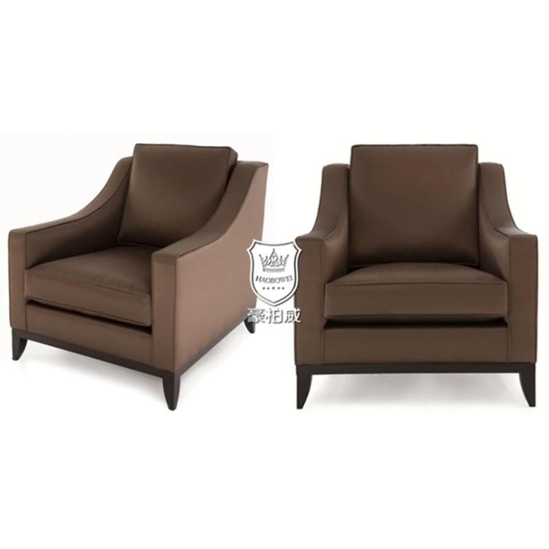 Classically Durable Fireproof Fabric Hotel Sofa for Lobby