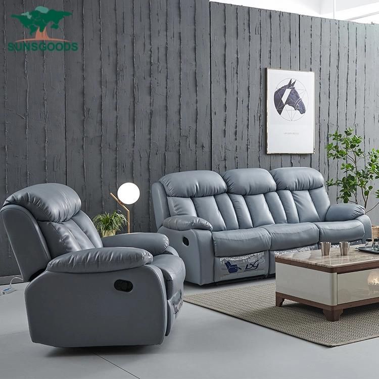 Wholesale Italian Modern Sectional Living Room Furniture Leather Pure Sofa