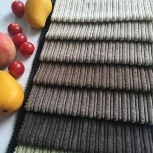 Cut Pile Acrylic Corduroy Sofa Upholstery Fabric