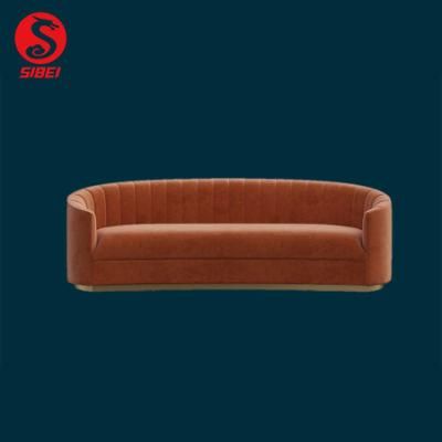 Chinese Manufacturer Customize Modern Home Living Room Wooden Furniture Leisure Fabric Sofa