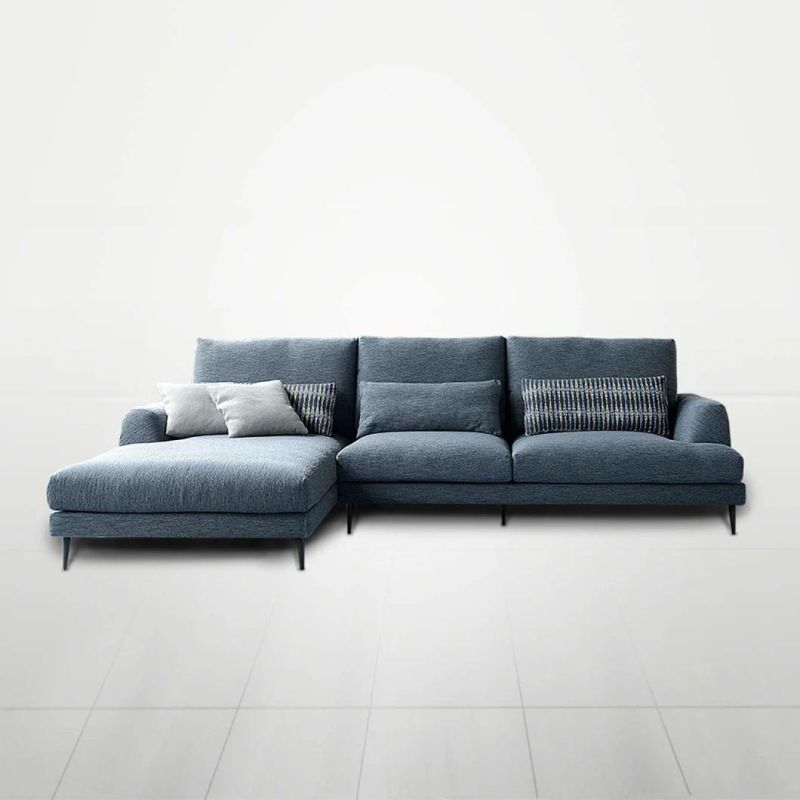 C40 Fabric Corner Sofa, Latest Design Corner Sofa in Home and Hotel Furniture Customization