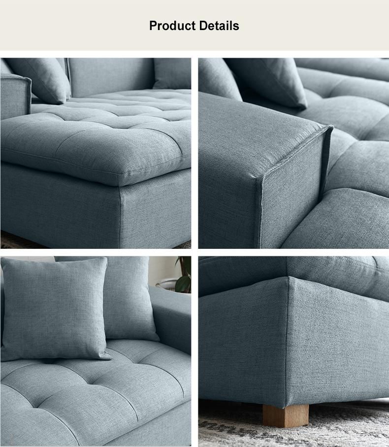 Good Service Modern Dubai Furniture Set Recliner Sectional Couch Corner Sofa