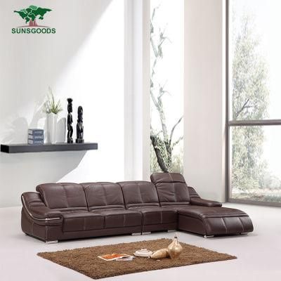 Modern Style Furniture Leisure L Shape Sectional Corner Sofa Set