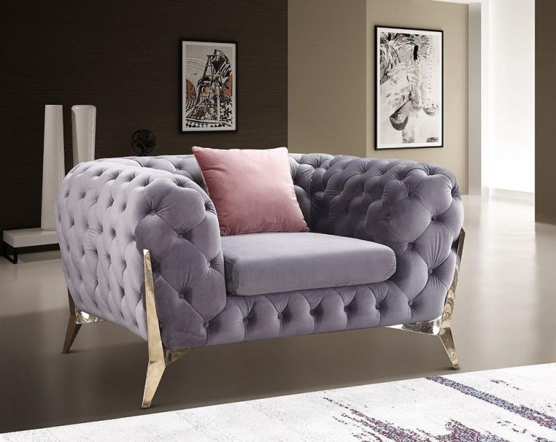 Sofa Modern Velvet Sofa Nordic Soft Chair Living Room Sofa Home Furniture Minimalist Small Apartment Lazy Sofa