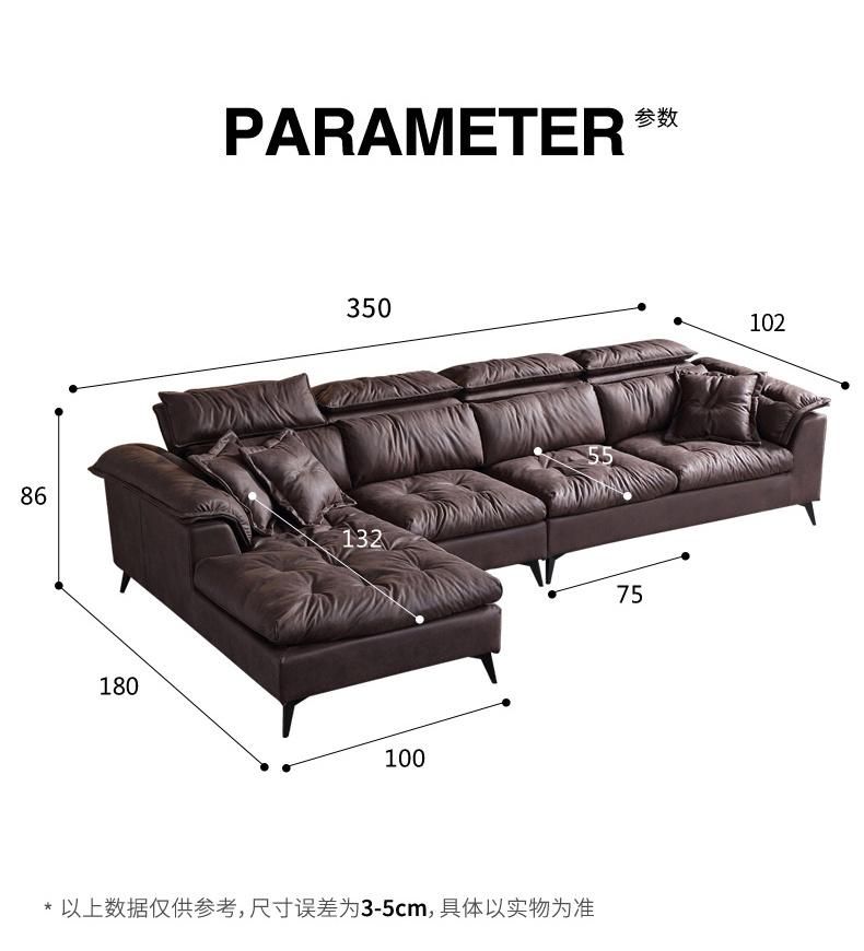 Hot Sales 3 Seater European Style Down Sofa