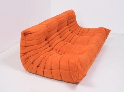 Togo 3 Seats Sofa Velvet Upholstery