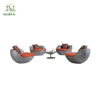 Garden Modern Patio All Weather Classic Rattan Sofa Set