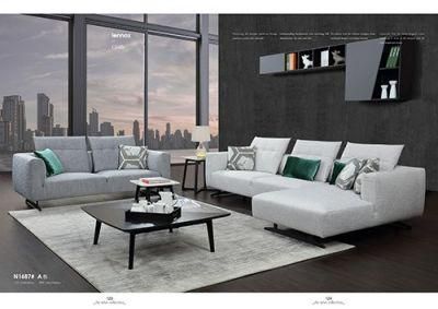 Modern Design Pure Leather U Shape Sofa for Living Room