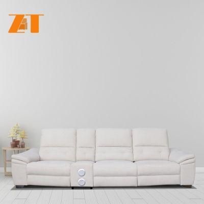 White Fabric Italian Sectional Sofa Pieces Living Room