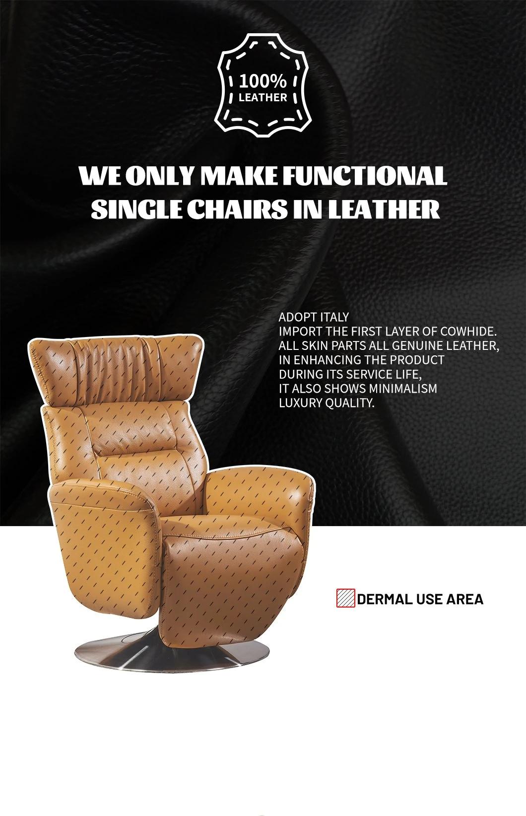 Hot Sale Home Theater Living Room Leather Reclining Sofa