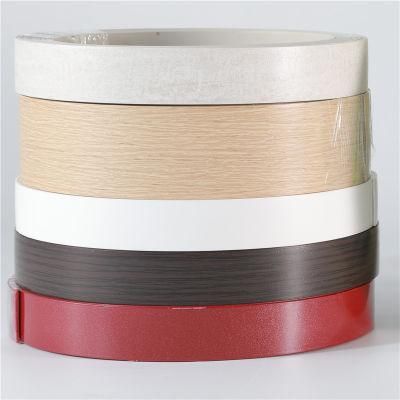 2022 Hot Furniture Accessories Particleboard MDF Plywood Moisture Barrier Board Edge Banding Solid Color/Wood Grain PVC Edge Striping