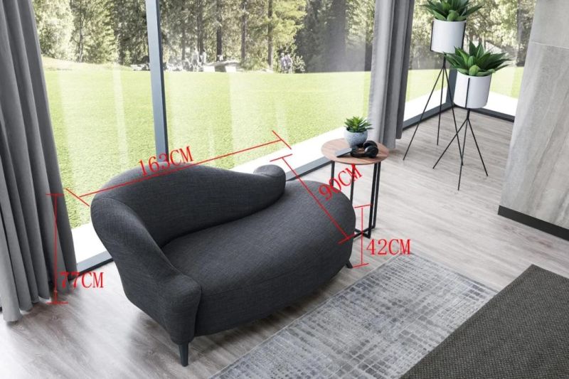 Modern Furniture Living Roon Furniture Sofa Set Single Sofa for Villa Crf24