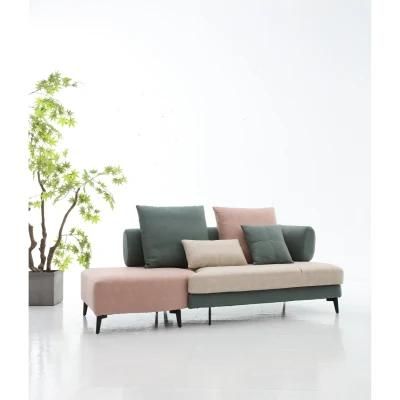 Solid Wooden Reception Wholesale Market Livingroom Furniture Sofa with 4 Seaters