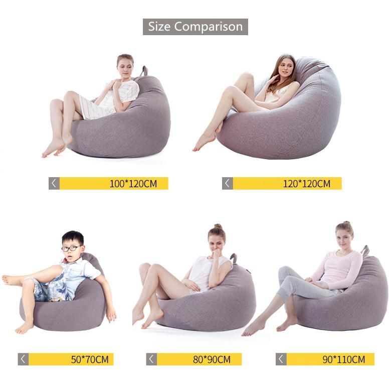 Cheap Couches Living Room Sofas Modern Foldable Reclining Bean Bag Chair Luxury Bedroom Furniture Set Bin Bag Sofa