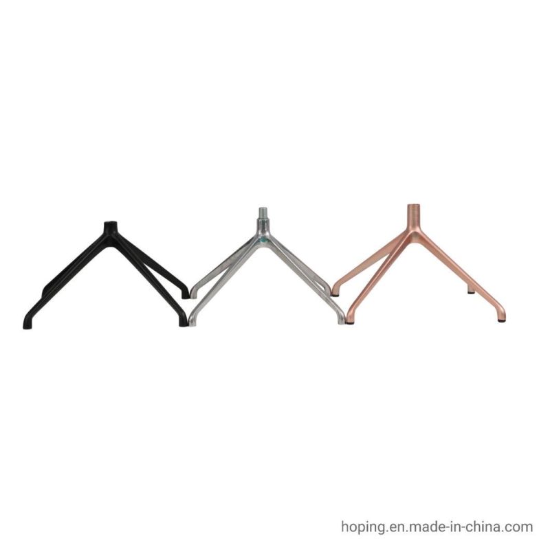 Black Furniture Accessories Steel Complete Swivel Chair Stand Legchina Die Casting Parts Aluminum Office Chair Base Brass Sofa Legs