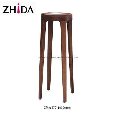 Modern Home Hotel Furniture Living Room Sofa Side High Wooden Table Villa Bedroom Bed Side Table Tea End Table for Sale