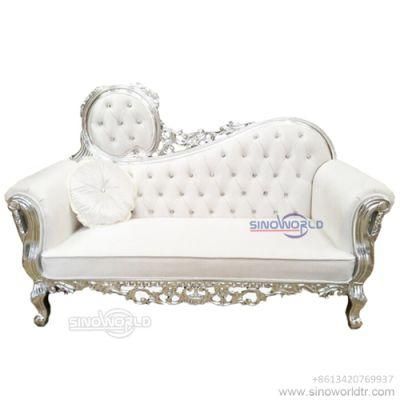 Hot Sale Classic Luxury High Back Wedding Party Chaise Lounge Sofa