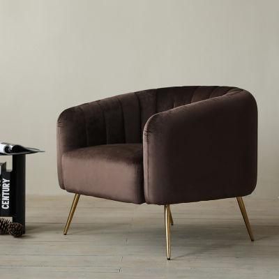Modern Living Room Furniture Single Sofa Leisure Armchair Fabric Chair