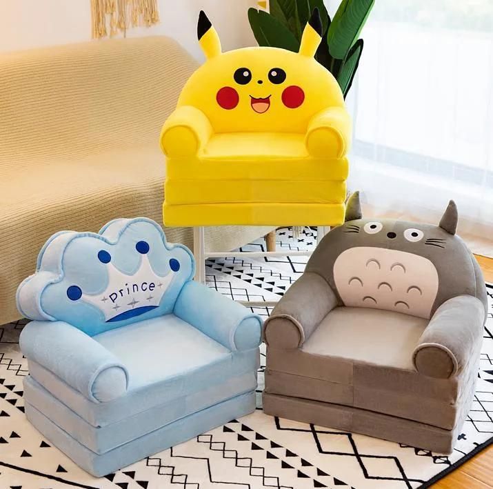 Cartoon Children′ S Folding Sofa Baby Extension Seat Stool