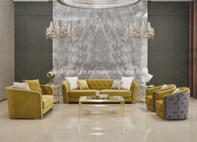 Comtemporary Muster Luxury Home Living Room Tufted Furniture Set Sofa