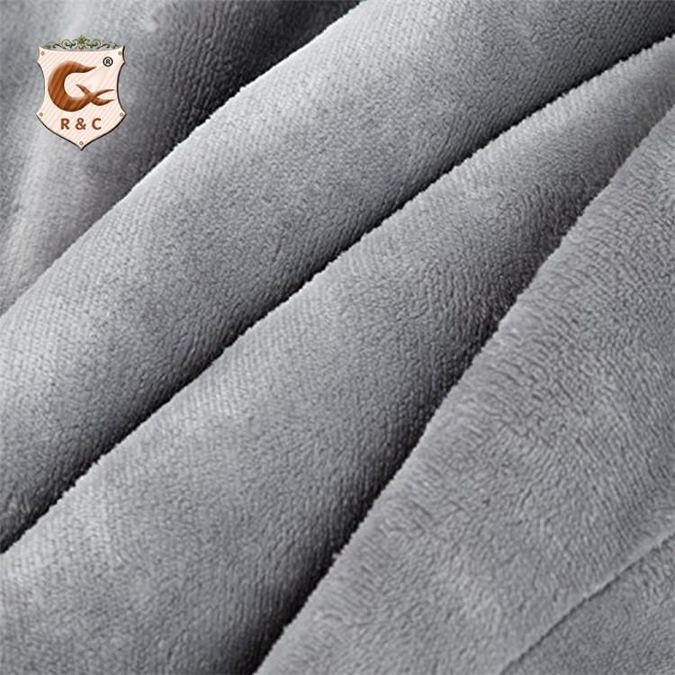 Super Soft Dyed Polar Flannel Fleece Modern Solid Color Design 100 Polyester Plush Striped Throw Plush Blanket Sofa Blanket