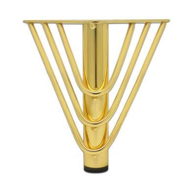 Modern Light Luxury Furniture Supports Sofa Leg, Metal Inclined Leg, Cabinet Leg, Tapered Hardware Leg Accessories, Cross-Border Wholesale