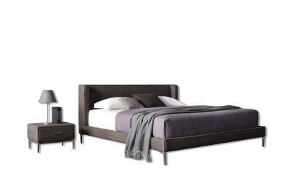 Italy New Model Furniture Home Bedroom Furniture Modern Upholstered Furniture Bed King Bed Sofa Bed