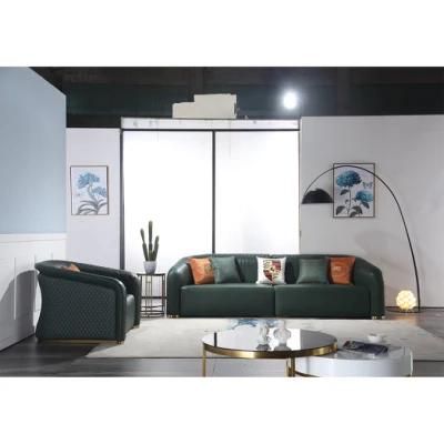 Home Hotel Furniture Modern Livingroom Leather Sofa Combination Fabric Sofa