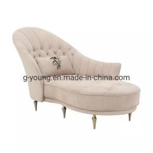 High Stand Livingroom Chaise Lounge Recliner Velvet Sofa
