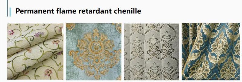 Flame Retardant 100% Polyester Fabric Linen-Look Sofa Upholstery Fabric