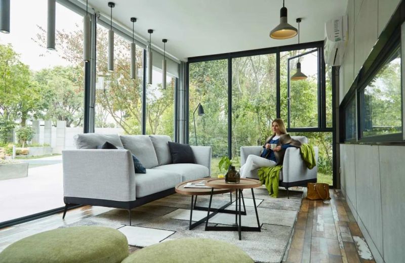 C38 3 Seat Fabric Sofa, Latest Living Room Furniture, Italian Design in Home and Hotel Furniture Custom