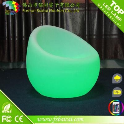 Strong Waterproof PE Plastic LED Light Sofa