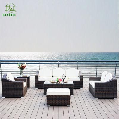 Wholesale Modern Outdoor Garden Home Hotel Patio Villa Rattan Wicker Sectional Lounge Sofa Furniture Set