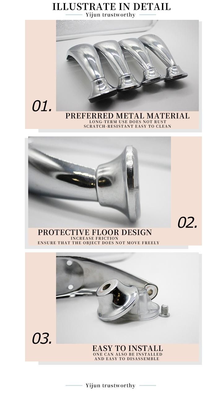 New Style Sofa Parts Different Height Metal Furniture Feet