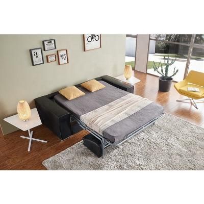 Modern Living Room/Hospital Sofa Bed Sleeper with Footrest Home Furniture Leather Sofas Modern Bed