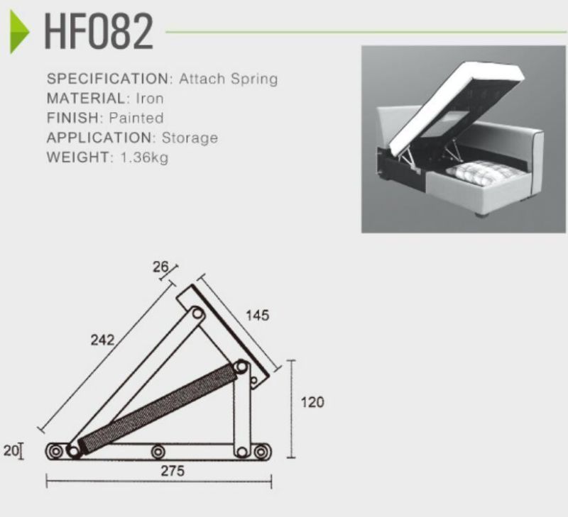 Sofa Accessories Chaise Sofa Seat Hinge storage adjustable hinge