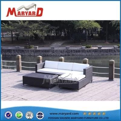 Garden Rattan Sofa Set with Cushion Outdoor Rattan Sofa Set