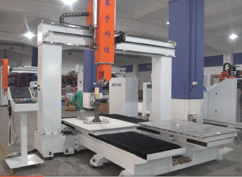 Rbt High Efficiency 6 Axis CNC Router Machine for Furniture Sofa Sculpture Statue Trimming, Drilling, Cutting