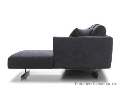 Italian Design China Home Furniture Modern Living Room Sectional L Shape Fabric Sofa