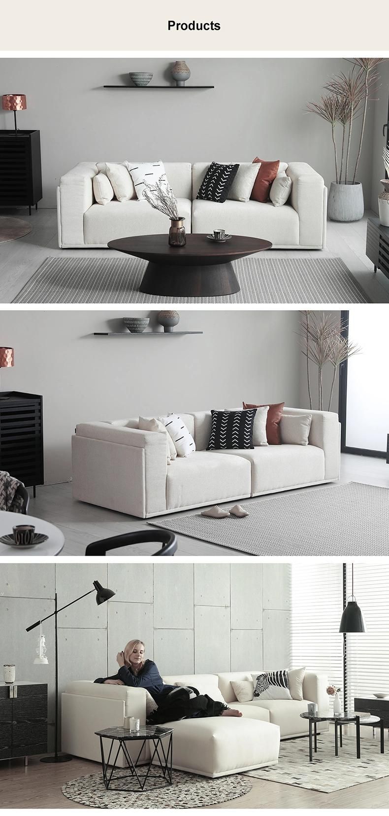 Modern Home Furniture Set Leisure Living Room Fabric Sofa