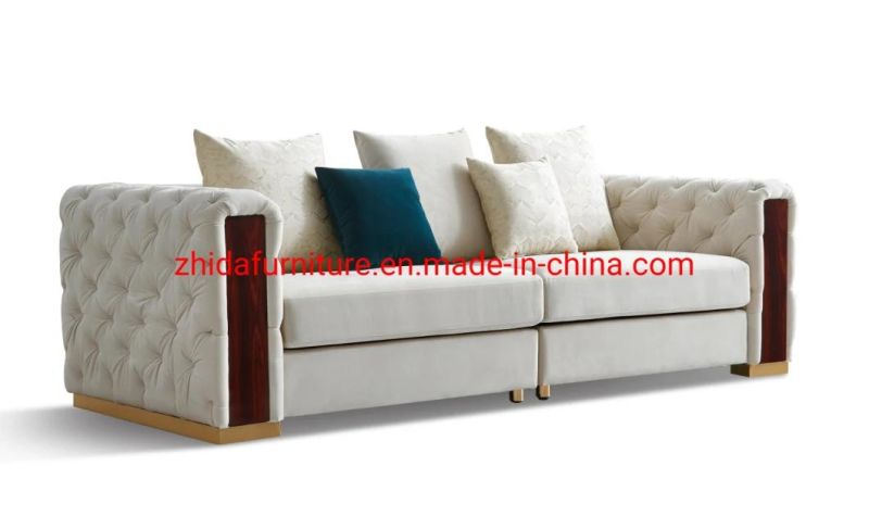 Luxury Design Living Room Couch Leisure Leather Fabric Recliner Sofa