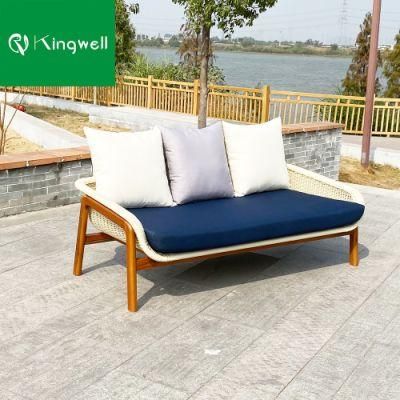 China Modern Teak Garden Home Hotel Patio Resort Leisure Outdoor Sofa Rattan Furniture