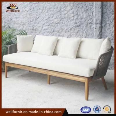 2018 Well Furnir Garden Furniture Collection Sofa with Cushion (Wf0608)
