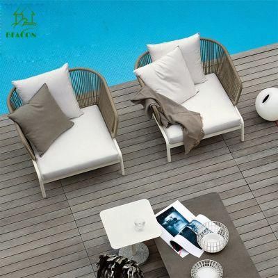 Outdoor Sectional Furniture All Weather Aluminum Sofa