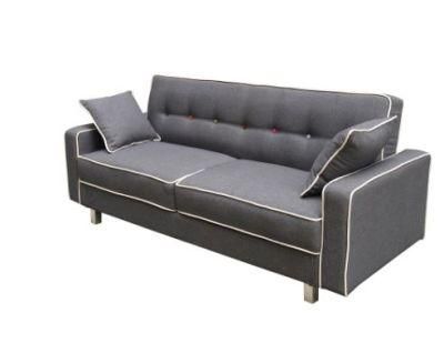 Huayang Hot Selling Italy Style Grey 3 Seat Fabric Living Room Sofa