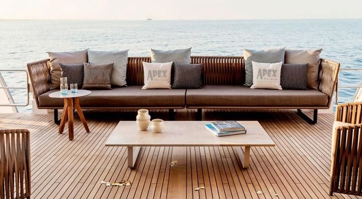 Outdoor Sofa Plastic Wood Lounge Garden Furniture AC1303