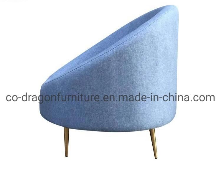 Modern Low Back Home Furniture Leisure Sofa Chair with Legs